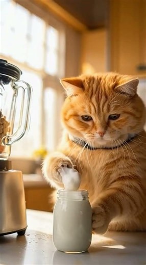 Has the cat's blender broken?