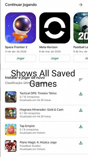 Save Your Game Progress on Google Play Games (Easy Guide)/ Salve Seu Progresso Nos Games #free