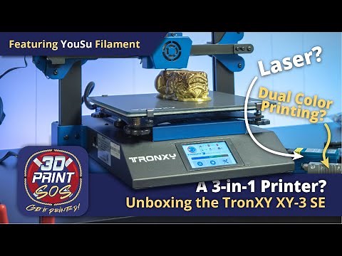 A 3-in-1 Printer? Unboxing & Initial Impressions of the Tronxy XY-3 SE