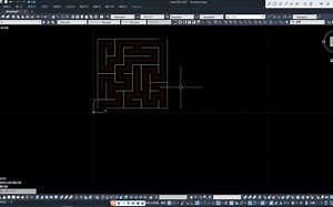 CAD二次开发之迷宫生成算法，AutoCAD，net，c#
