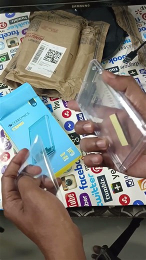 USB 3.1 Type-C HDD Case Unboxing 🔥 | Transparent Hard Disk Case #shorts #ssd #hdd #pc #harddisk