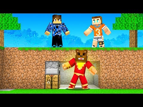 Minecraft Speedrunners VS 4 Hunters (Shazam)