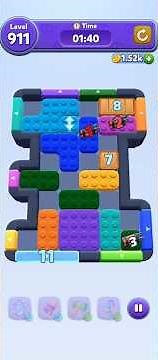 Color Block Jam Level 911 Walkthrough Solution