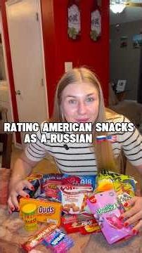 Russian girl tries Whatchamacallit for the first time 🇺🇸 🇷🇺 #tastetest