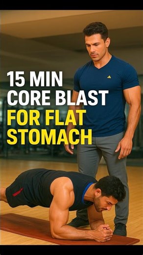 15 Min Core Blast 🔥|Workout at Home #coreworkout #fitness #motivation #shorts #cardio #fat