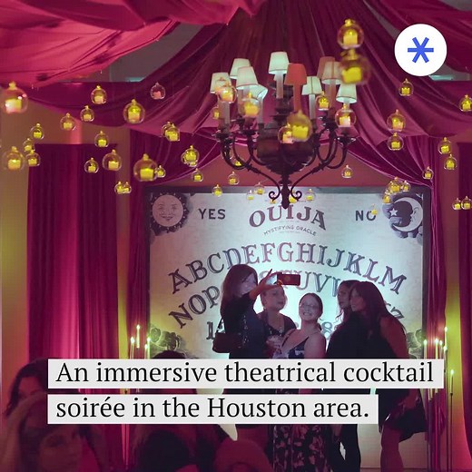 Experience a night of themed cocktails, macabre magic, strange roaming specters, live music and so much more! 🍸🏛️ | Secret Houston