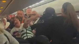 WATCH: Drunk EasyJet passenger throws punches at cops, flight attendants