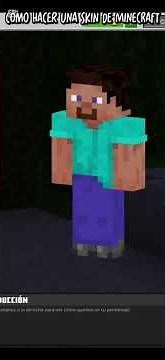 como hacer una skin para Minecraft bedrock