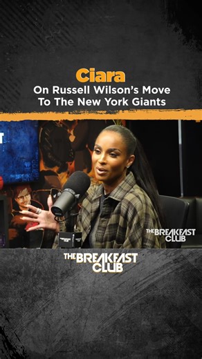 One thing Ciara is going to do is... step for her man! Listen in as Ciara explains why she feels Russell has a great story to continue to tell on the field. | Breakfast Club