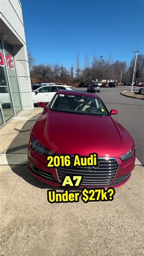 We showcase a stunning 2016 Audi A7 3.0 TDI priced under $27,000 with under 72,000 miles. We highlight this classy German-engineered vehicle as the perfect date night car, especially for Valentine's Day, featuring an impressive interior and exceptional value for a luxury sedan. #AudiA7 #UsedLuxuryCars #AudiTDI #CarDealership #LuxurySedan