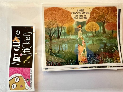 Quote Stickers Set: Collage Art, Journal Stickers - Travel Themed - Etsy