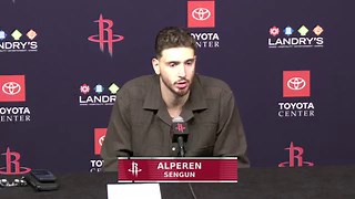 Press Conference by Alperen Sengun