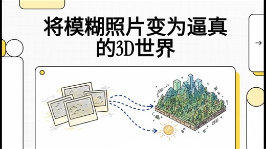 SRSplat: 将模糊照片变为逼真的3D世界