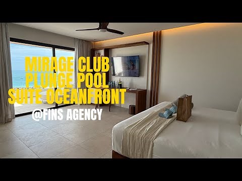 Mirage Club Plunge Pool Suite Oceanfront | Majestic Mirage Costa Mujeres Room Tour