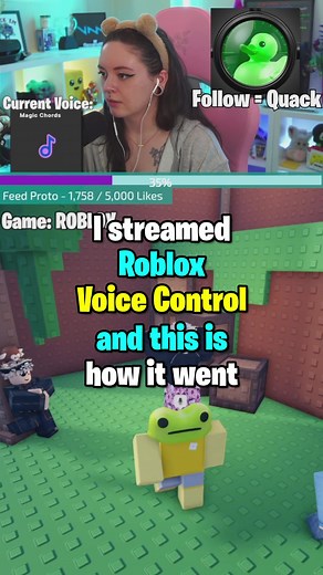 😂 Roblox Voice Control game live stream with a voice changer is hilarious #roblox #voicecontrol #voicechat #voicetrolling