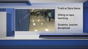 Students flash breasts, groped others in class