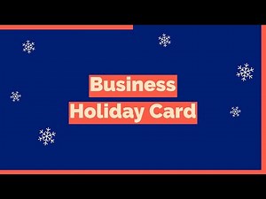 Video template - Business Holiday Card