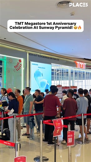 TMT Megastore 1st Anniversary Celebration At Sunway Pyramid! 🤩🔥 . 📌 Located at 1st Floor, Sunway Pyramid! TMT Megastore marks its 1st Anniversary with Starbuy Promotion Sales up to RM 5000 OFF! 🔥🔥 . 𝗬𝗼𝘂 𝗮𝗹𝘀𝗼 𝗰𝗮𝗻 𝗳𝗶𝗻𝗱 𝗻𝗼𝗿𝗺𝗮𝗹 𝗽𝗿𝗼𝗺𝗼𝘁𝗶𝗼𝗻 𝗶𝘁𝗲𝗺𝘀 𝗹𝗶𝗸𝗲…🤩 💻 Laptop 🖥️ Monitors 🖥️ PC Components 📱 Phones 🔊 Speaker 👀 CCTV and many more! 😍 . Purchase any items from TMT to enjoy PWP Exclusive Deals! 🤩 . 🎁 Get a FREE Blind Box with any iPhone Purchase! (T&C A