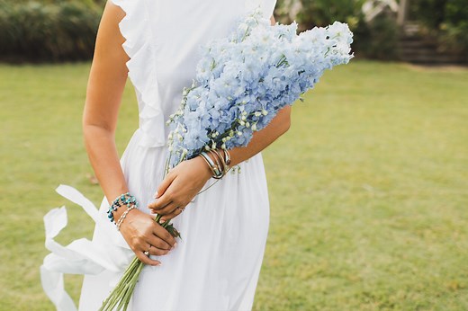 Add a Pop of Color to the Day With These "Something Blue" Wedding Ideas