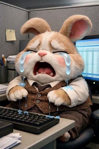 Cheer Up, Bunny! 💕🐰 Why you always crying