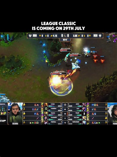 league of legends retired pro players league classic showmatch highlight, game mode is coming on july 29th on live #GamingOnTikTok #gaming #leagueoflegends