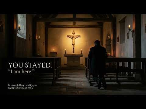 🔥🎵🎧 I AM HERE | “You stayed.” | Fr. Joseph Mary Linh Nguyen | SaltFire Catholic