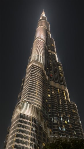 Night view Burj Khalifa | Waqar travel