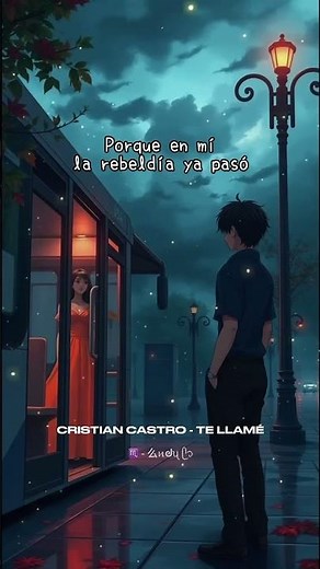 🎙️ Cristian Castro - Te Llamé 📞 #shortlyric #shortvideo
