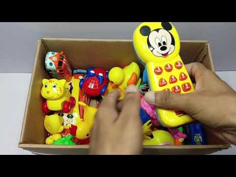 9:24 Minutes Enjoyable Unboxing Mickey Mouse Toys Set with Swing & Slide Collection | ASMR Review