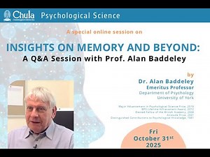 Alan Baddeley Q&A Session
