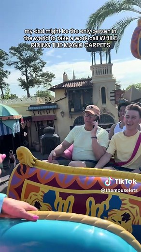Business Call on a Magic Carpet: A Disney Dad Moment