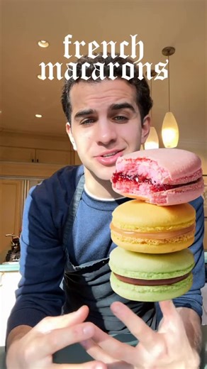 Matthew Merril on Instagram: "French macarons are notoriously one of the hardest desserts to make, but there are only 5 ingredients! Here are some tips to make sure they turn out right every time! 1. Make sure your measurements are precise! If you pack your ingredients into measuring cups, your ratios may be off. 2. Ensure the meringue is whipped to stiff peaks. Over or under-mixing will negatively affect the texture. 3. When folding the macaron batter, the texture should fall off the spatula li