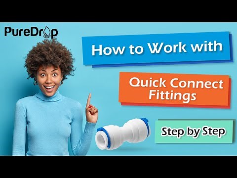 How to Connect & Disconnect Quick Connect Fittings for RO Systems | DIY Installation Guide