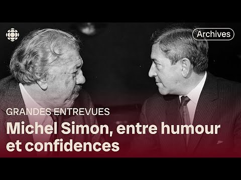 In 1967, an hour of complicity with the great Swiss actor Michel Simon