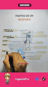 ✅Partes de un Inodoro 🚽 ✍️ . . . . #SaludPública #water #IngenieríaCivil #SaneamientoBásico #inodoro #DignidadHumana #Higiene #viralreelsシ #BienestarSocial #viralvideoシ #edificios #Planos #baños #bañosmodernos #construction | IngeniaPro