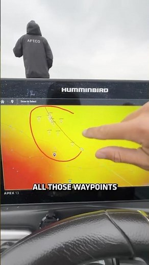 Managing waypoints made easy 👌 #Humminbird