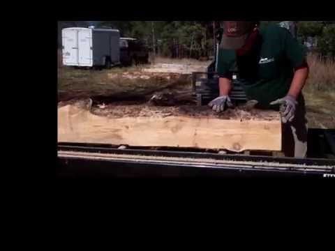 How To Process an irregular log on a bandsaw mill