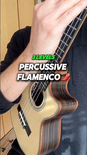 Percussive Flamenco on Ukulele – 3 Spicy Levels 🌶️
