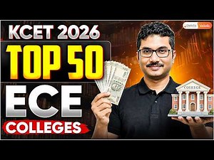 Top 50 ECE Colleges Through KCET 2026 🔥 | Cutoffs, Rankings & College Comparison