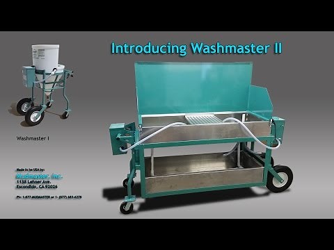 Washmaster II - Drywall Tool Cleaning - Instructions
