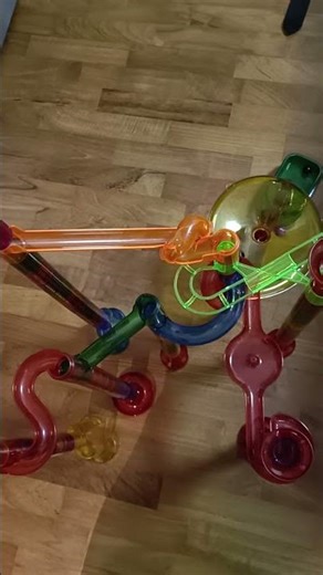 (4 way entrance marble run) Marble run asmr (378)