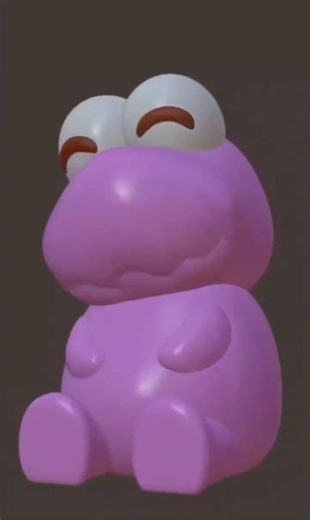 3d sculpting sleeping dino on tablet #3d #3dprinting #art #animal #anime #business #cute