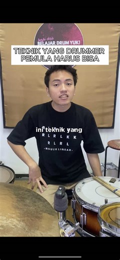 Berikut teknik yang drummer pemula harus bisa, terdapat tiga teknik yang perlu dipelajari. Menurut kalian pola mana yang susah untuk dipelajari? #upkitacademy #belajardrumyuk