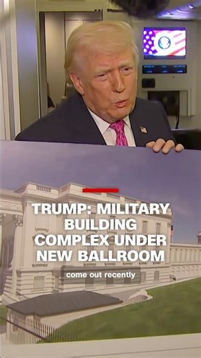 Trump: Military building complex under new ballroom