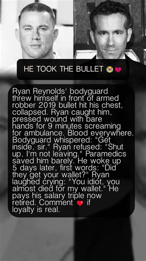 HE TOOK THE BULLET 😭💔