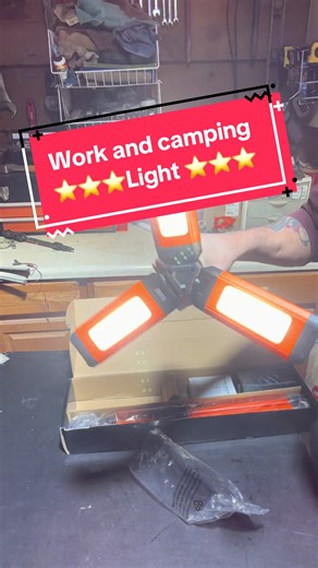 Partphoner Rechargeable Work Light: Perfect for Work and Camping