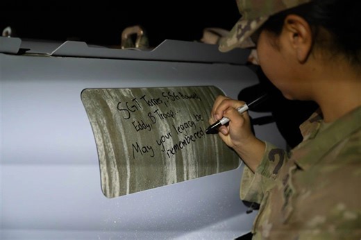 Message on a US shell targeting Syria sparks fierce controversy | Al Bawaba