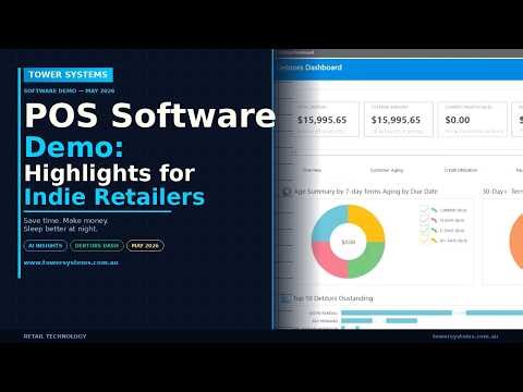 POS software demo: see some of the highlights from our latest software for indie retailers.
