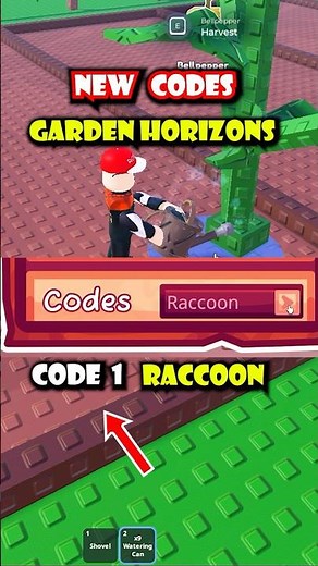 Garden Horizons ALL NEW Working Codes (UPDATE) #roblox #gardenhorizons #shorts