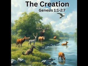 Genesis 1:1-2:7, creation story, Bible creation, God created the world, Genesis 1 in the beginning
